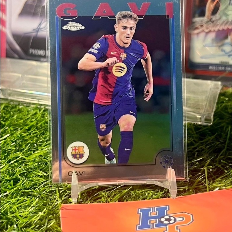การ์ดฟุตบอล Gavi Topps Chrome UCL 2024/25