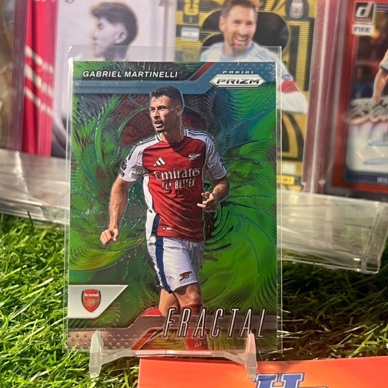 Gabriel Martinelli Fractal Panini Prizm EPL 2024/25 การ์ดฟุตบอล