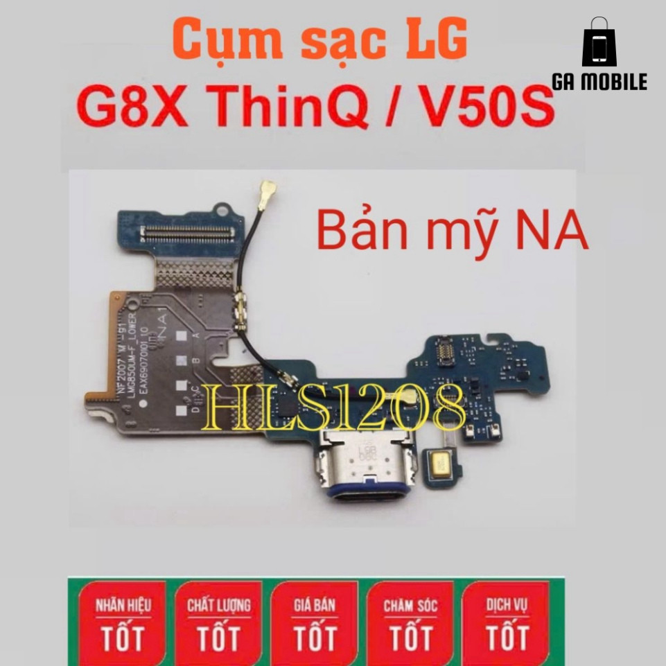 พอร์ตชาร์จ LG G8x ThinQ ใหม่ของแท้ ชุดหางชาร์จ ไมโครโฟน LG g8x v50s บางq
