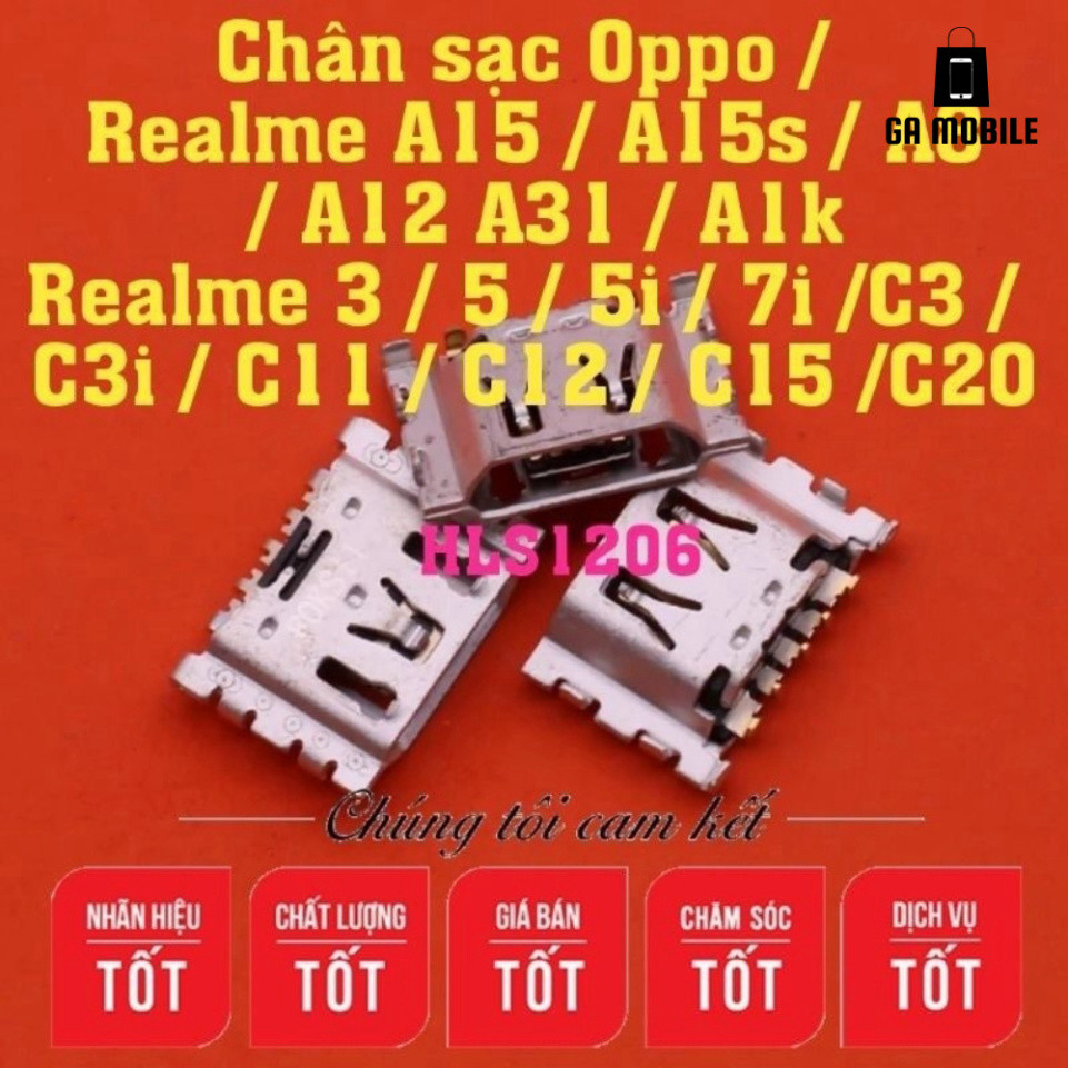 พอร์ตชาร์จแบบถอดได้สําหรับOppo A15/A5s/A1k/ c2/c11/c12/5i/c3/c3i/C15/C21Y/Realme 3/A12/A17/A17k