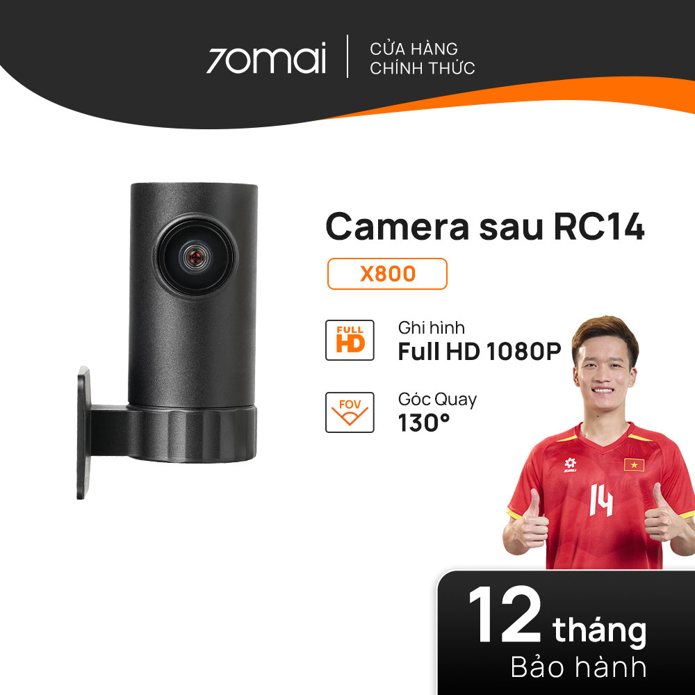ตาหลังรถ dash cam RC11, RC12, RC13, RC14 70mai พร้อม HDR ในตัวสําหรับ A200, A500S, A510, A800S, A810