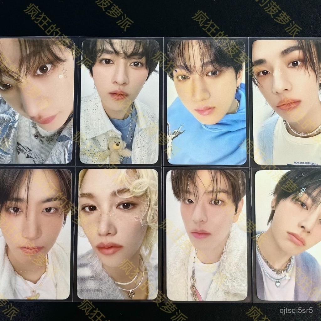 อย่างเป็นทางการของแท้fm หุ่นการ์ดโดยตรงเต็มจํานวนเงินภาพถ่ายการ์ด Doudou Eye straykids skzoo