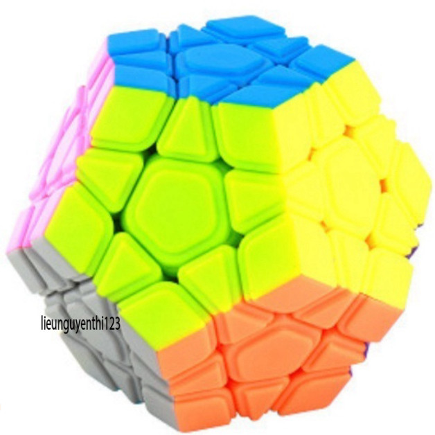 Rubik Variant Megaminx MoYu MeiLong MFJS ไม่มีรูปลอก - ลูกบาศก์ที่ที่น่าสนใจและท้าทาย 12 ด้าน