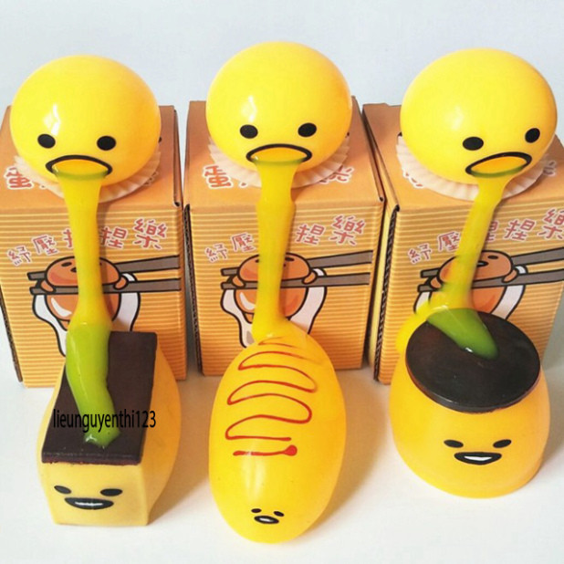 [FA FAMILY GUDETAMA] BREAD - THAI Mutant EGG - GUDETAMA HONEY CAKE - PLAN SQUISHY