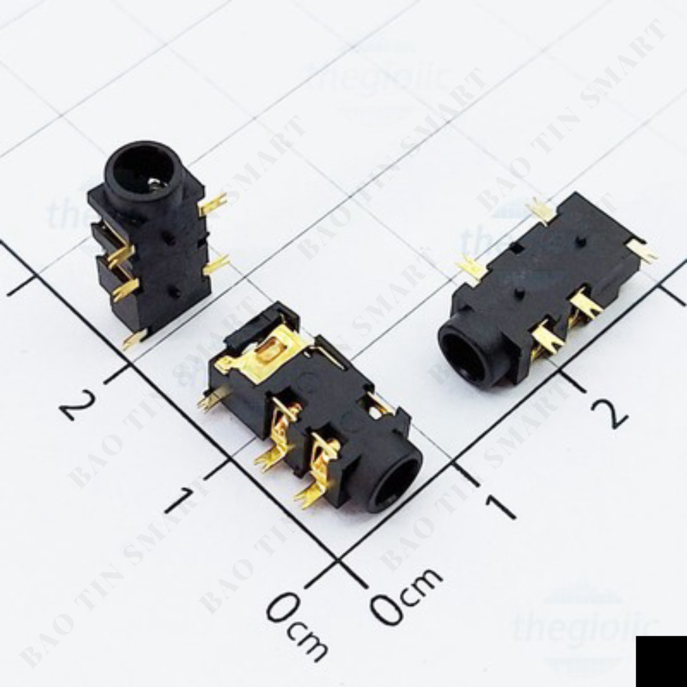 [10 ชิ้น]- PJ-327A พอร์ตเสียง 3.5 มม. 3 เสา 5 Pin SMD Linhkiensmart