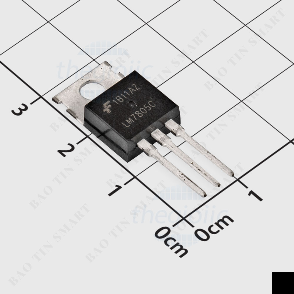 [5 ชิ้น]- LM7805CT-CN เครื่องปรับแรงดันไฟฟ้า IC 5V 1.5A Linhkiensmart