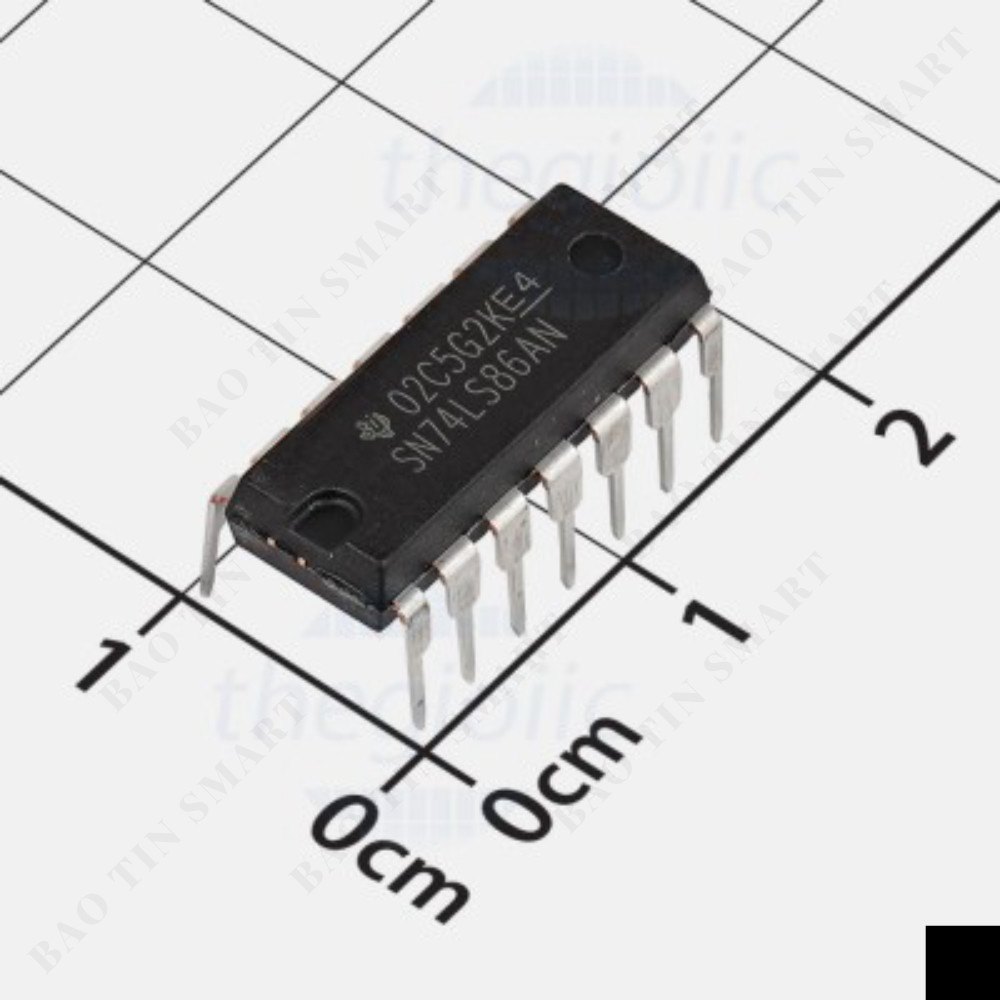 [2 ชิ้น]- SN74LS86AN IC Quad 2-Input XOR Logic Gate, 14-DIP Linhkiensmart