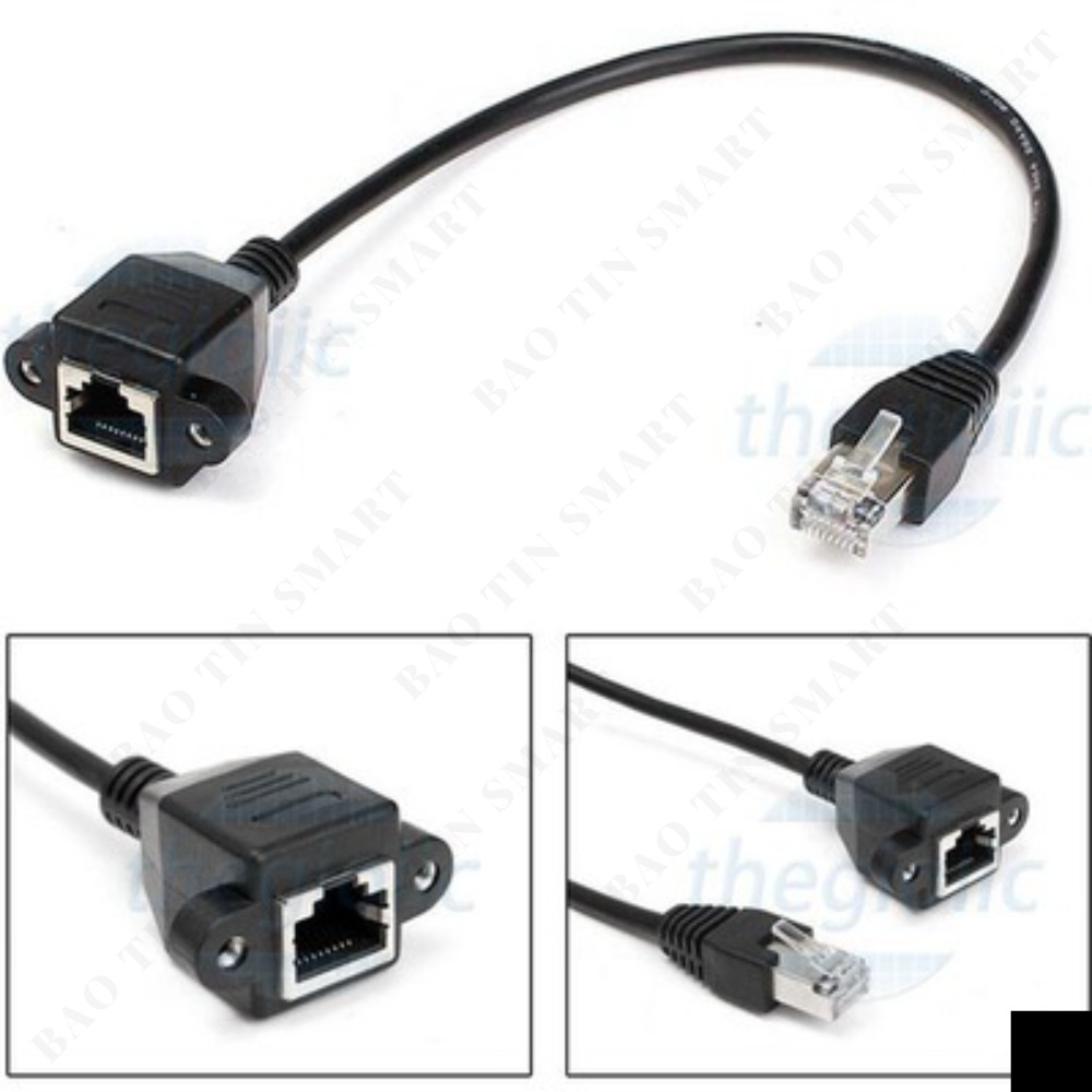 RJ45 Male To RJ45 Female Cable ยาว 30 ซม. Linhkiensmart