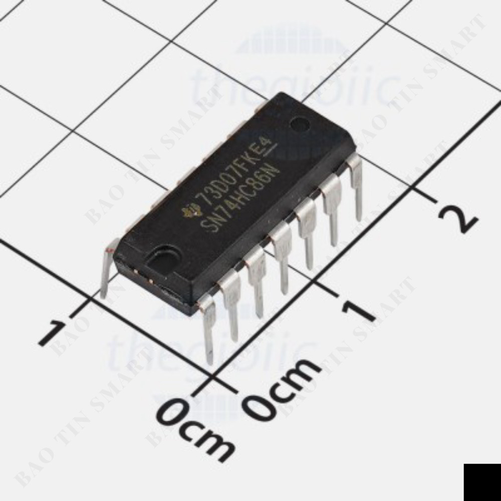 [2 ชิ้น]- SN74HC86N IC Quad 2-Input XOR Logic Gate,14-DIP Linhkiensmart