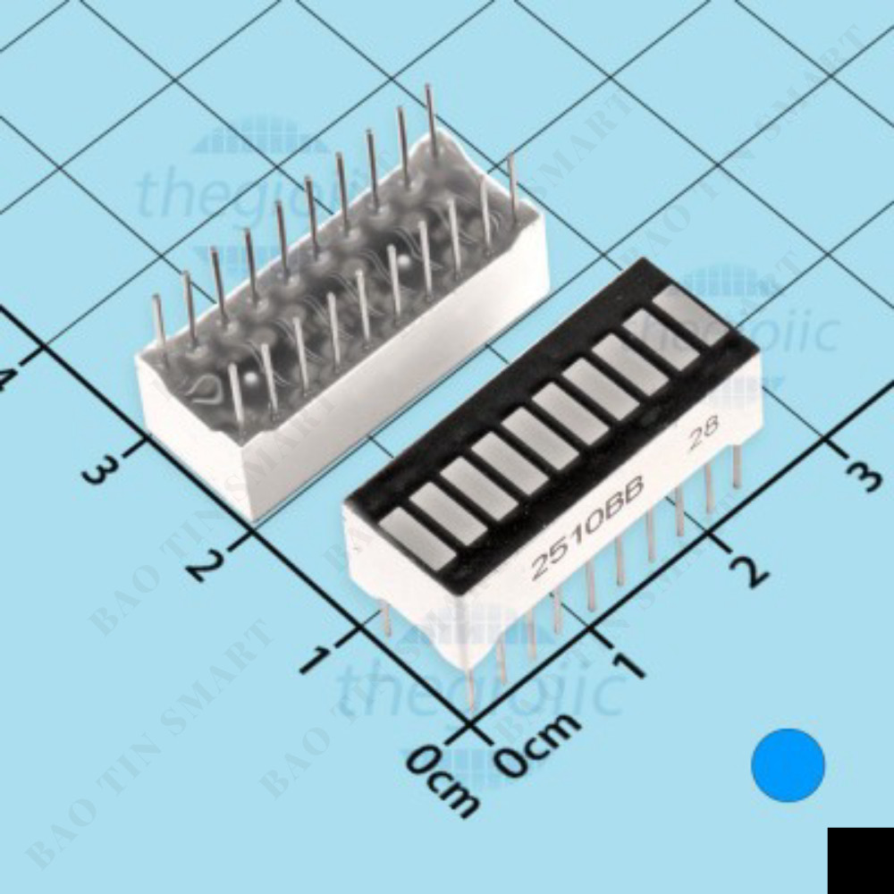 [2 ชิ้น]- LED 10 Blue Bars Linhkiensmart
