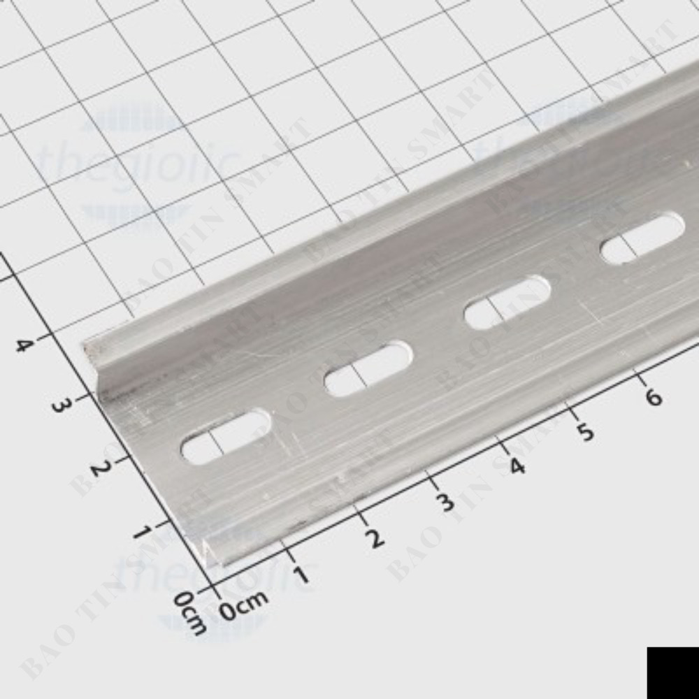 รางอลูมิเนียม DIN 35x7.5 มม. ยาว 1 ม. Linhkiensmart