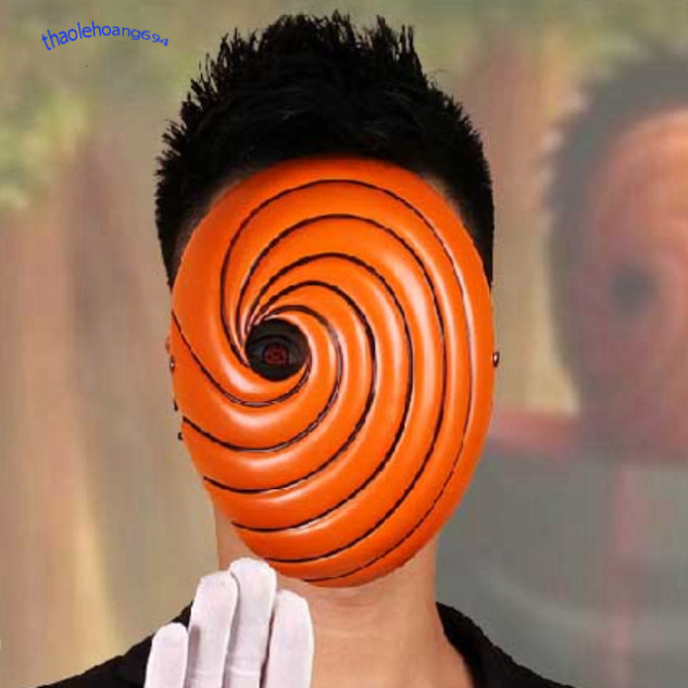 NARUTO Uchiha Tobi Obito Akatsuki Ninja Madara คอสเพลย์หน้ากากสําหรับผู้ใหญ่และเด็ก