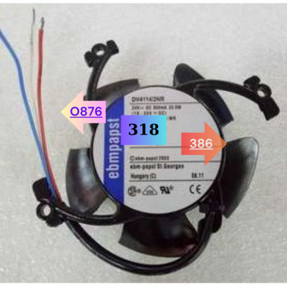 พัดลม Ebmpapst Dv4114n, Dv4114n/2N, Dv4114/2N, Dv4114/2nh 24V 32W - ประสิทธิภาพสูงและทนทาน