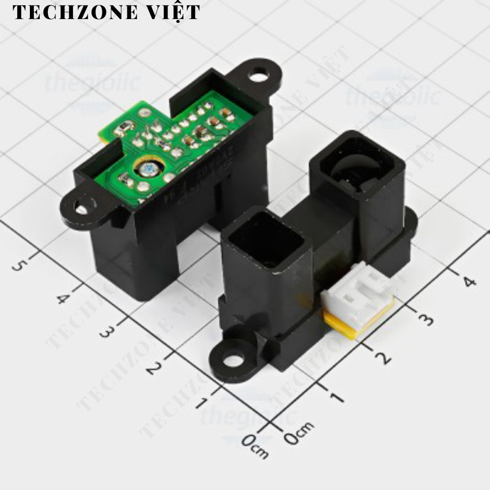 GP2Y0A02YK0F เซ็นเซอร์วัดระยะทาง 20-150 ซม. TechZone Viet