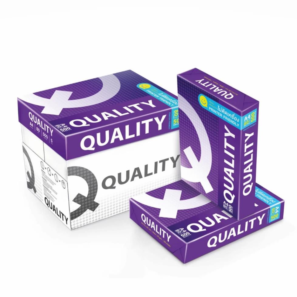 A4 Double A QUALITY กล่องกระดาษ 80gsm (5 รีม) - กระดาษนําเข้าจากประเทศไทย