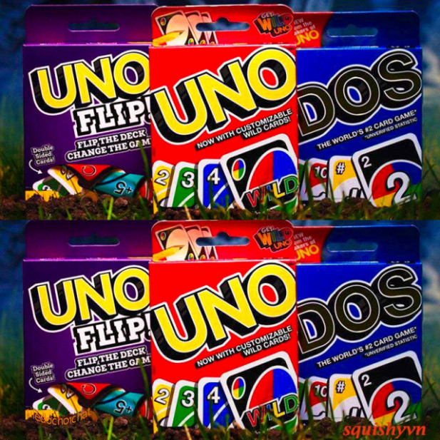 [รายการที่ 1] เด็ค Uno แบบขยายการ์ดคุณภาพดีที่สุด Uno Flip Uno Dare Uno Harry Potter Uno MineCraft B