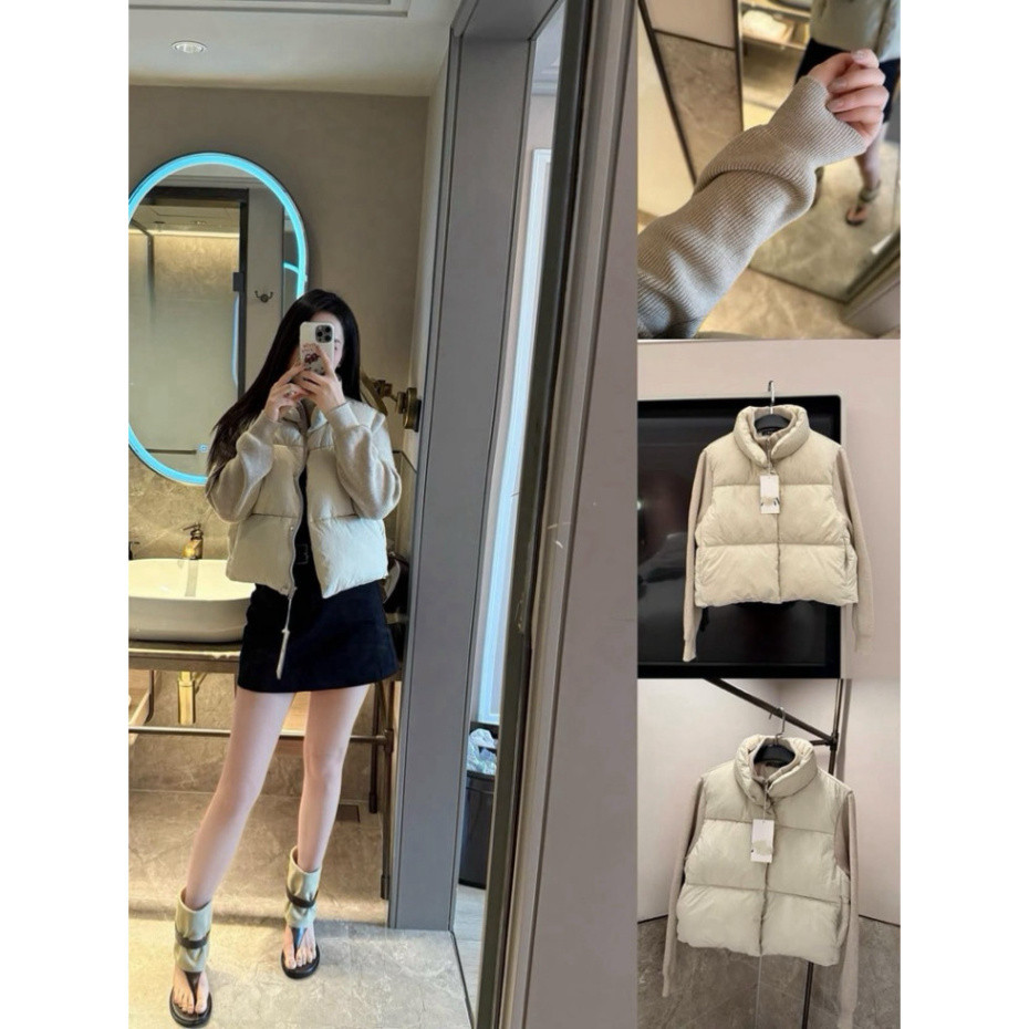 HANA.ผ้า// ZA/RA PADDLE SHIRT WITH SMOOTH QC WOOL SLEEVESLEEVES - NEW 2026 WOOL SLEEVE COAT, SLIM MO