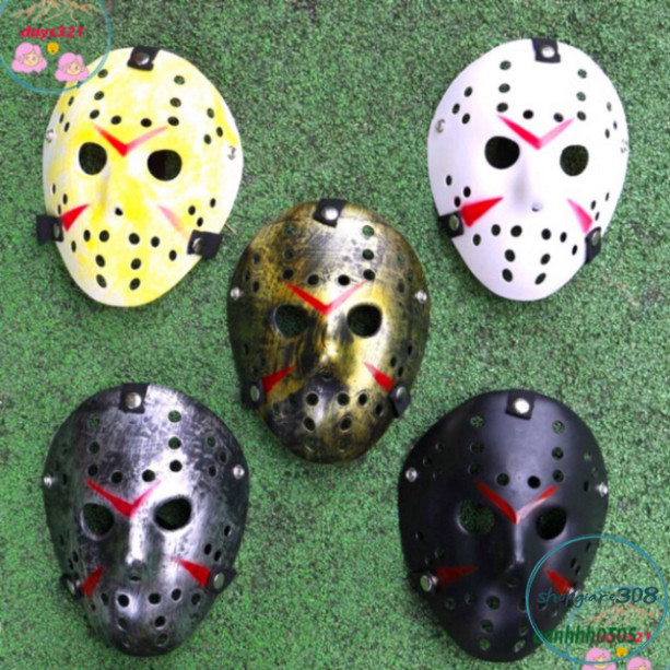 หน้ากากแปลงร่าง Jason Voorhees พลาสติกสําหรับปาร์ตี้ฮาโลวีนและแฮ็กเกอร์คอสเพลย์งานปาร์ตี้
