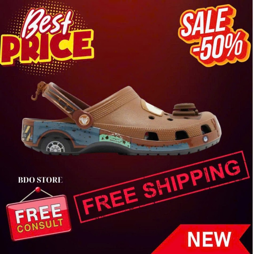 รองเท้าแตะ Crocs Mater Cars รุ่นลิมิเต็ด