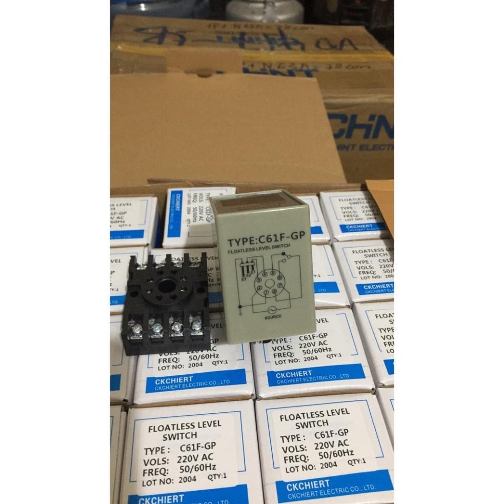 CKC C61F-GP รีเลย์ควบคุมระดับน้ํา, สวิตช์ปั๊มน้ําอัตโนมัติ 220VAC