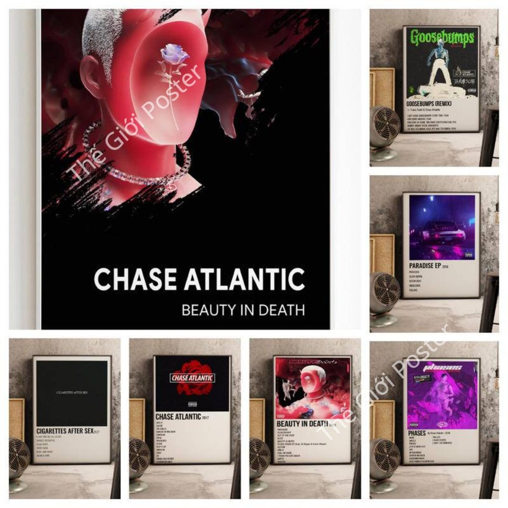 [135] Chase Atlantic music Poster สติ๊กเกอร์ติดผนัง - Chase Atlantic ตกแต่งอัลบั้มโปสเตอร์พร้อมกาว