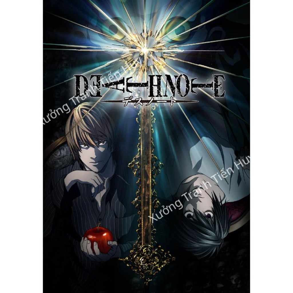 ตกแต่งบ้าน ให้น่าอยู่ (X152) สติ๊กเกอร์ติดผนังโปสเตอร์อนิเมะ Death Note - โปสเตอร์ลอกออกแล้วติดสมุดบันทึกของพระเจ้าสําหรับกาวตกแต่งบ้าน ราคาถูก