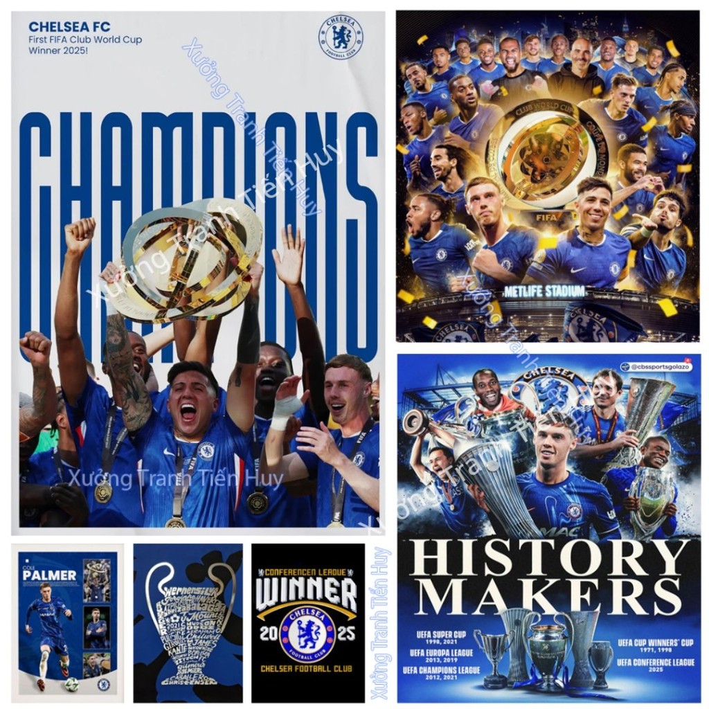 (X55) โปสเตอร์ติดผนังเชลซี สวยงาม โปสเตอร์ฟุตบอลเชลซี กาว - ล่าสุด