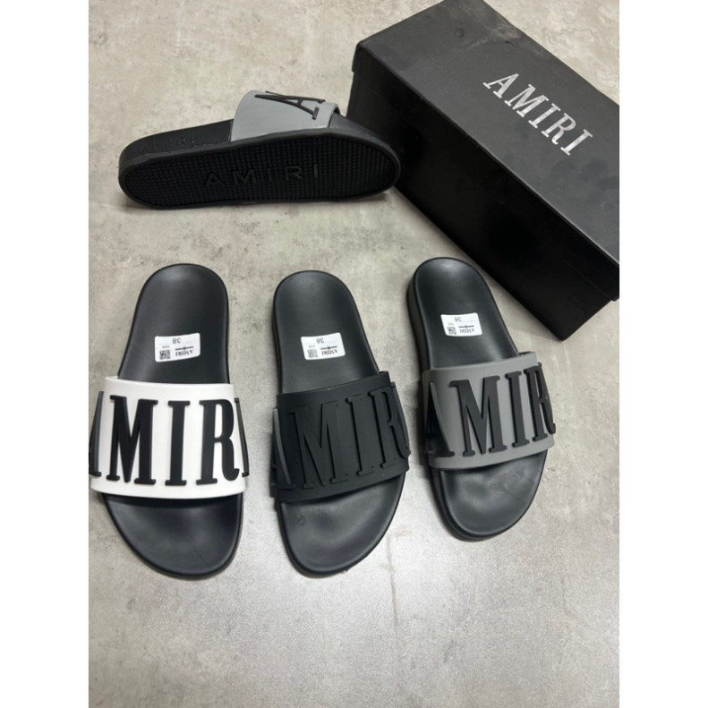 AMIRI รองเท้าแตะแฟชั่นบุรุษ - รองเท้าแตะรุ่น vip ที่สวยงามสุด ๆ สําหรับเด็กสตรีทเทรนด์สุดฮอต 2025