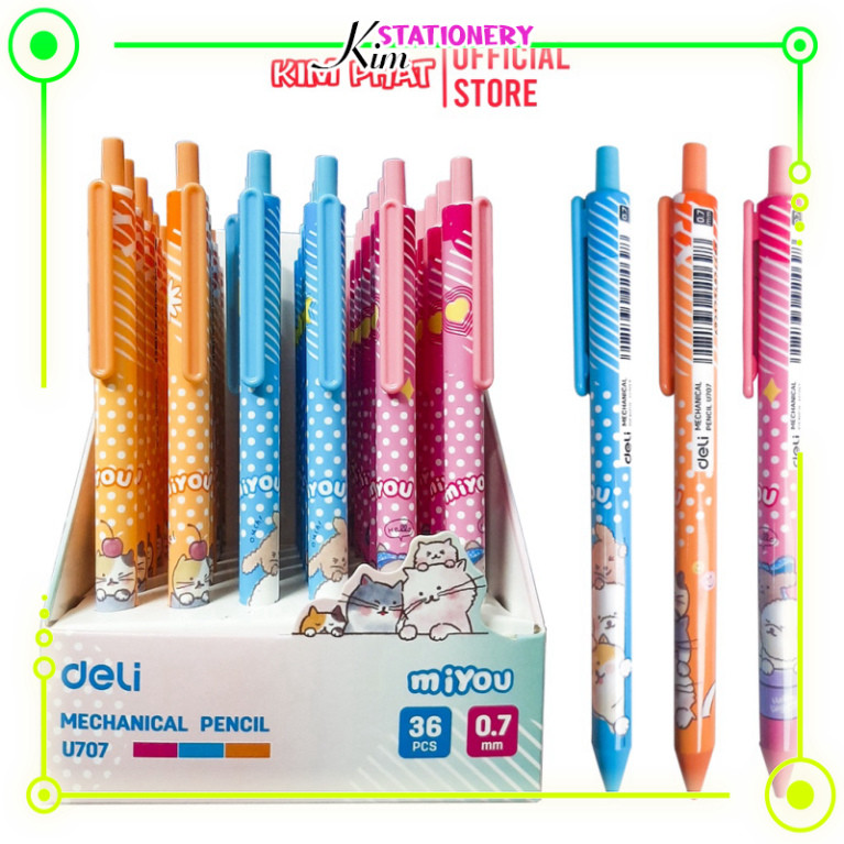 ดินสอเย็บกระดาษ DELI U705/U707 MIYOU พร้อมปลายโลหะที่แข็งแรง ทนทาน สําหรับการทํางานประจําวัน