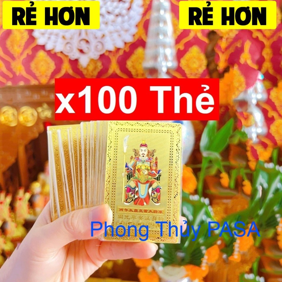 (EXACTED) COMBO 100 Bronze Thai Intue Kim Bai Cards 2026