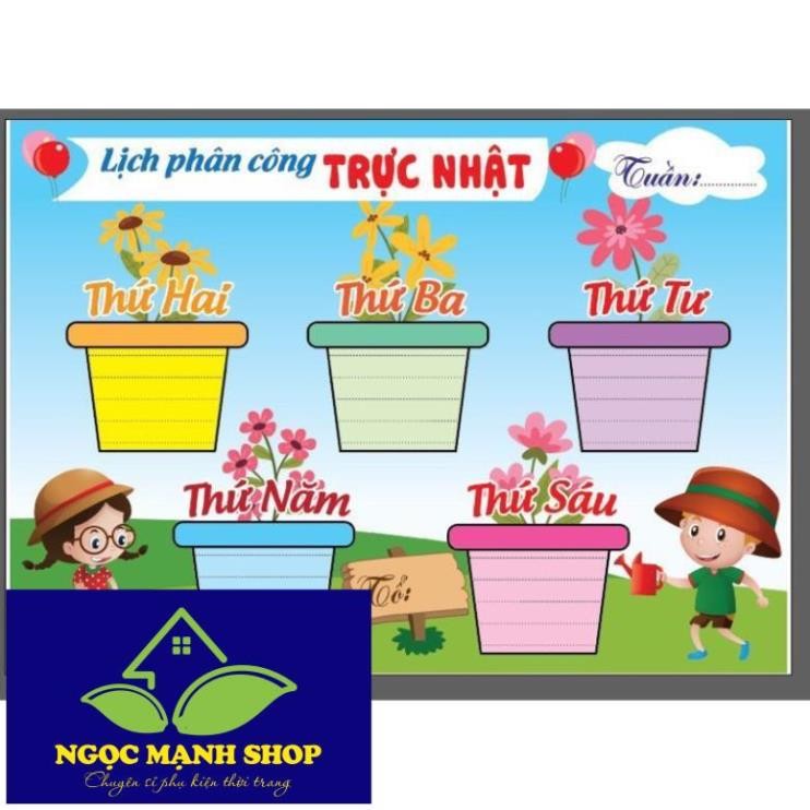 แผ่นเคลือบพลาสติก A3 สําหรับตารางหน้าที่ (NGOC MANH SHOP)