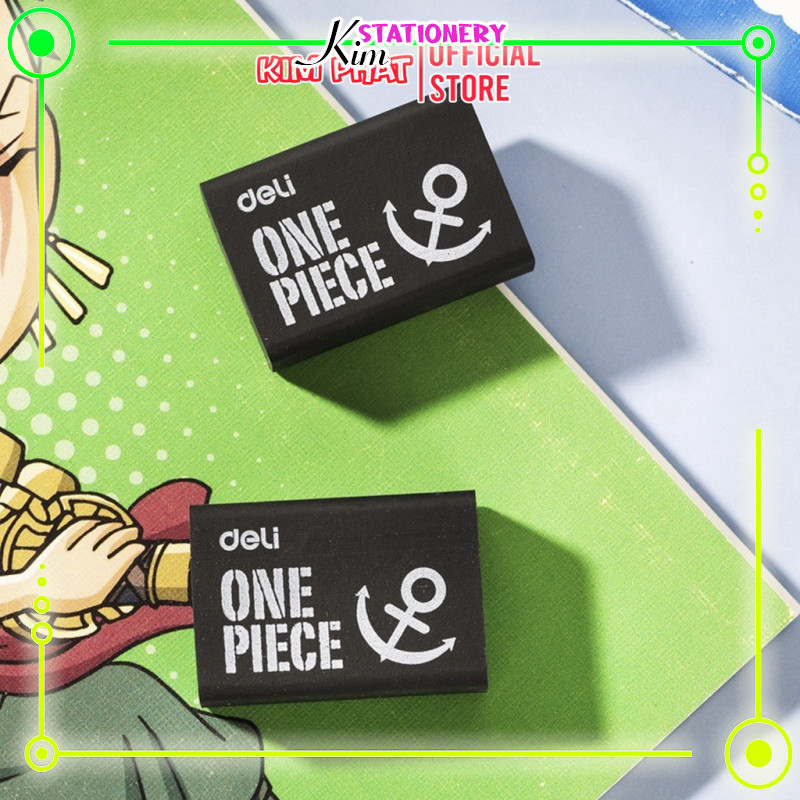 ชุดยางลบ 4B สีดําขนาดเล็ก 05 ชิ้น - One Piece - Deli H311, Super Clean with Less Crumbs