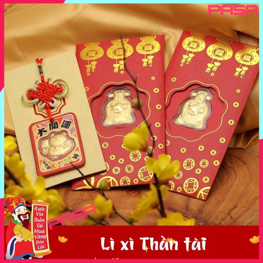 VIP Hong Kong Gold Plated God of Wealth Red Packet 2026