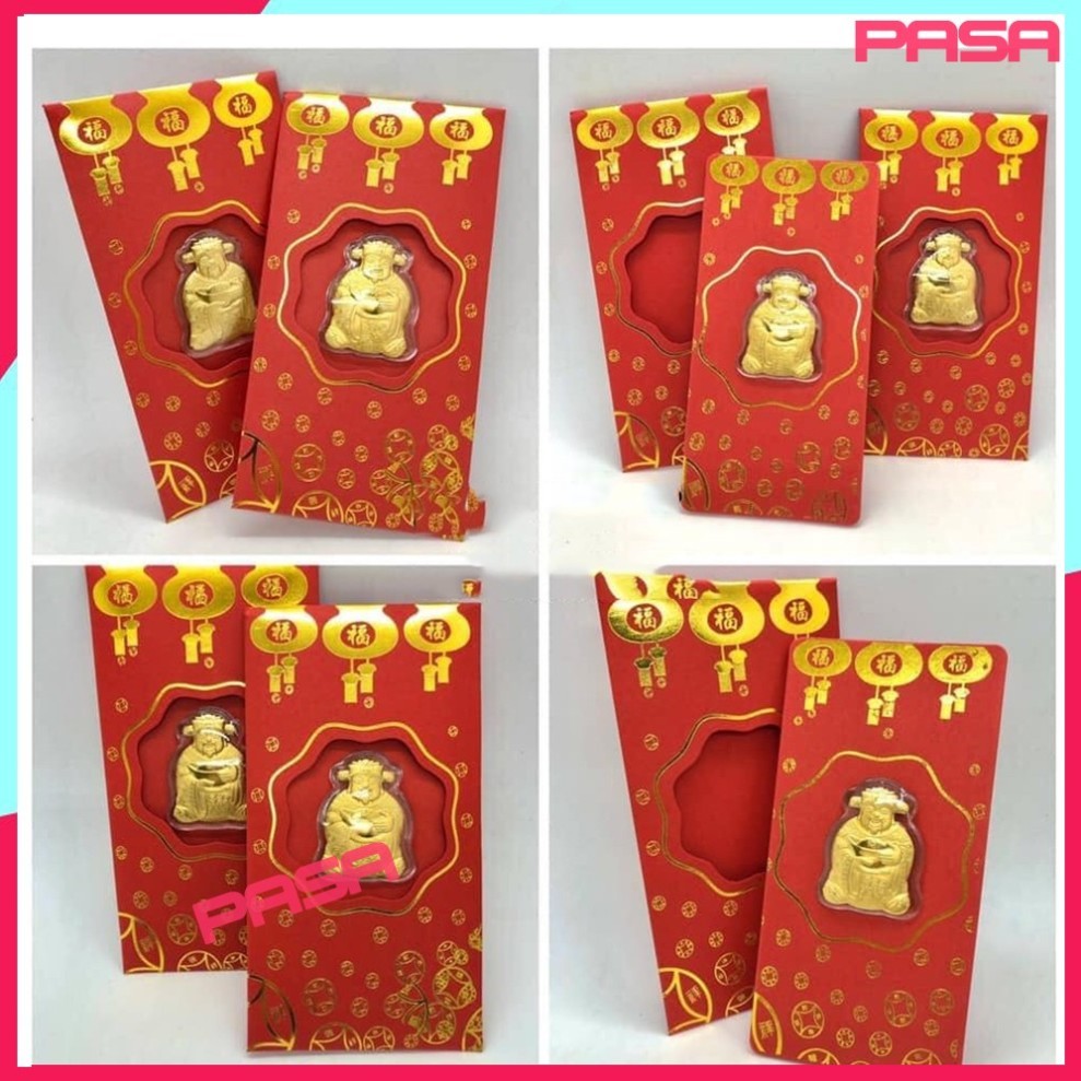 VIP Lucky Gold-plated God of Wealth Red Packets, God of Wealth Lucky Money สําหรับปีใหม่ 10