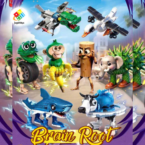 Brainrot Brick – Discover Set 12 โมเดลประกอบสุดสร้างสรรค์ที่ทําให้เด็กรัก