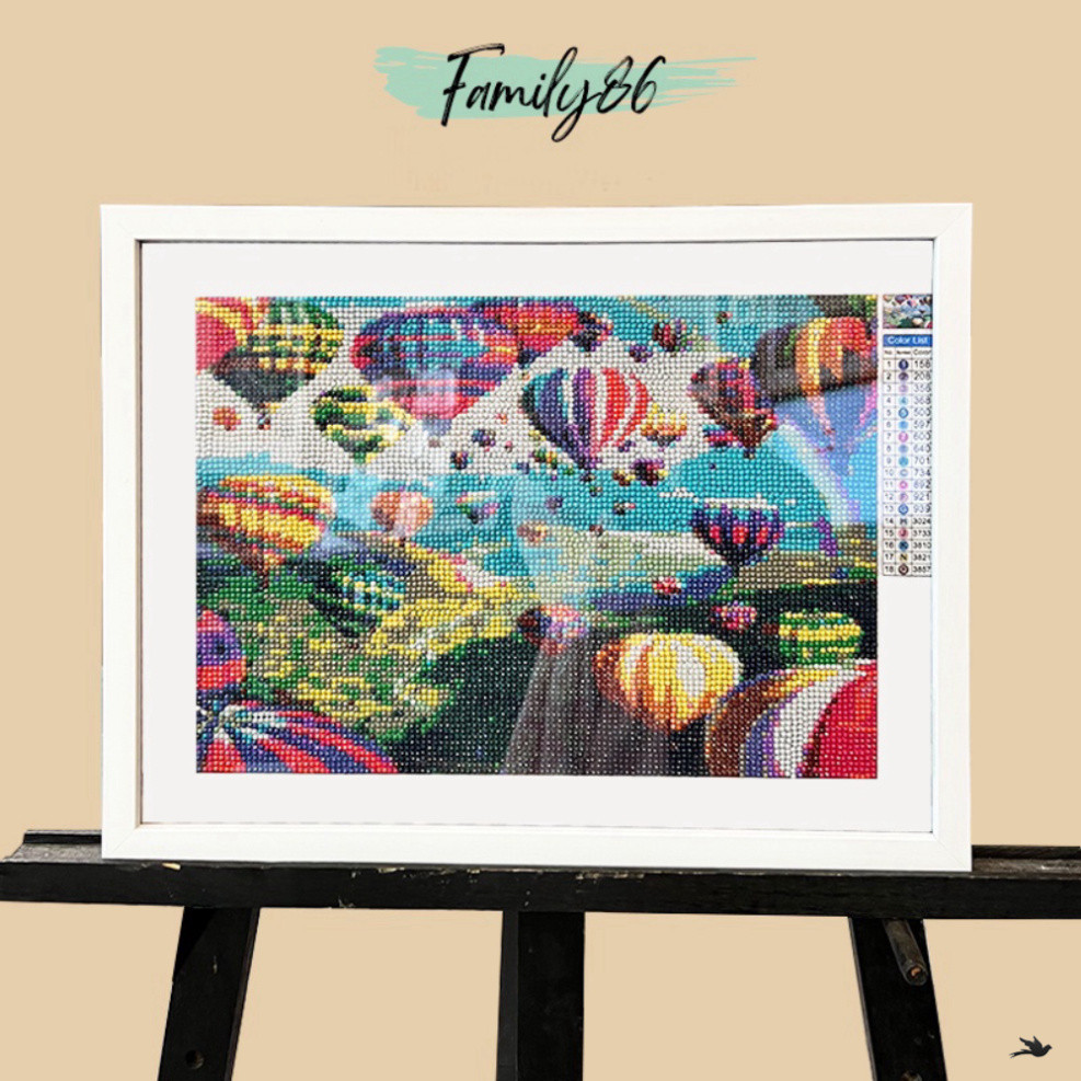 กรอบ30x40สําหรับเพ้นท์หินไมก้าใสขอบสวยแขวนผนังหรูหรา | กรอบรูป T2