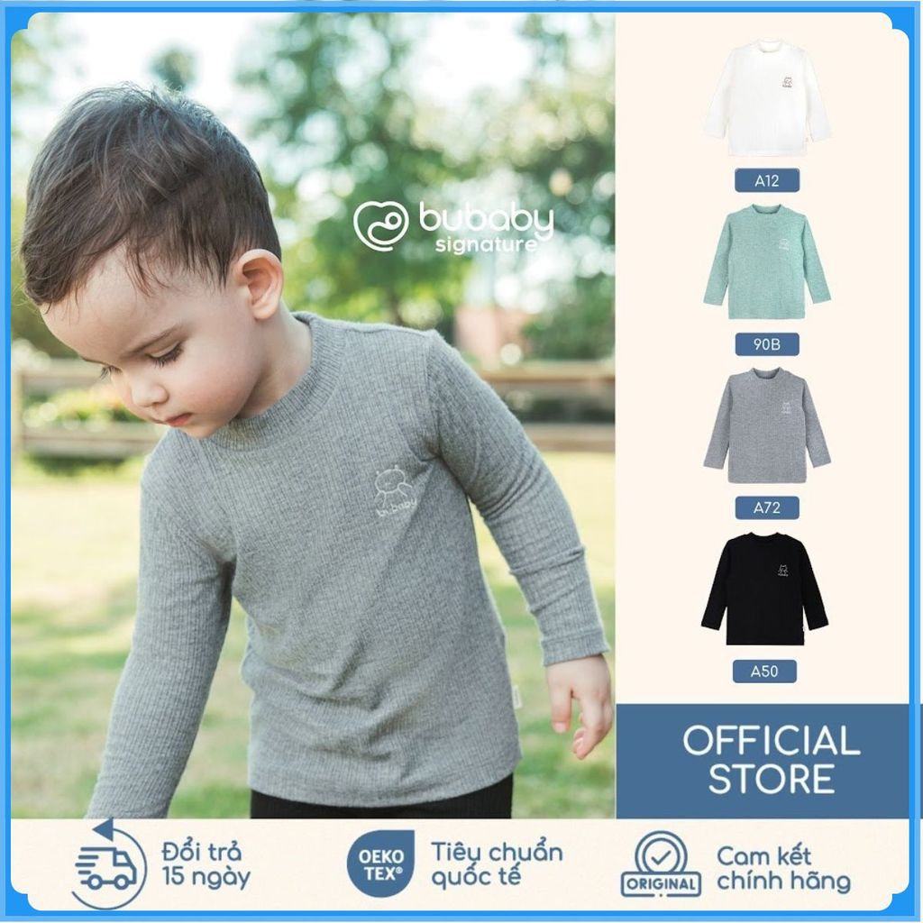 (6M-5Y Bubaby Lennie BWL เสื้อเชิ้ตแขนยาวคอเต่านุ่มฤดูใบไม้ร่วง310900 | เสื้อของแท้