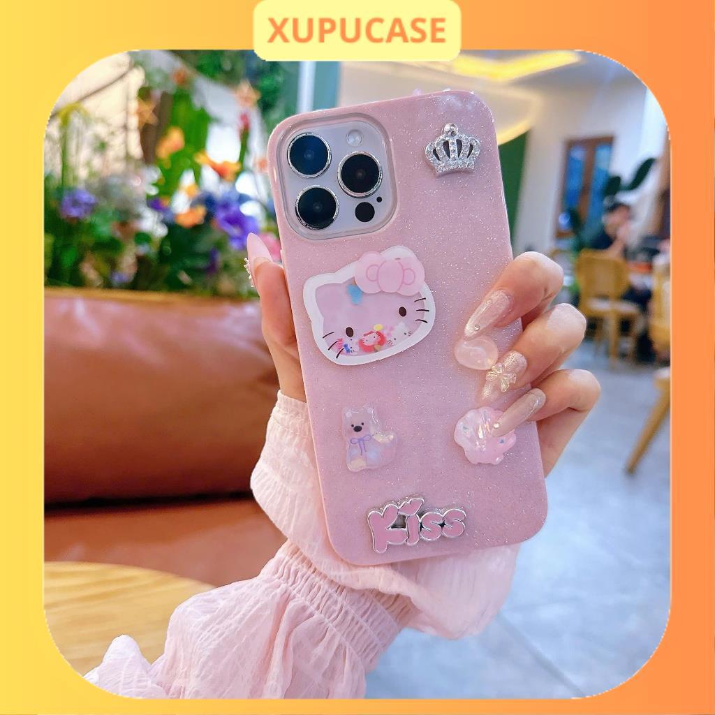 [N1L07] เคสไอโฟน 1-LAYER 7plus/8plus/xr/xsmax/11/12/13/14/15/16/17pro/plus/promax (เคสแท่งสีชมพู) XU