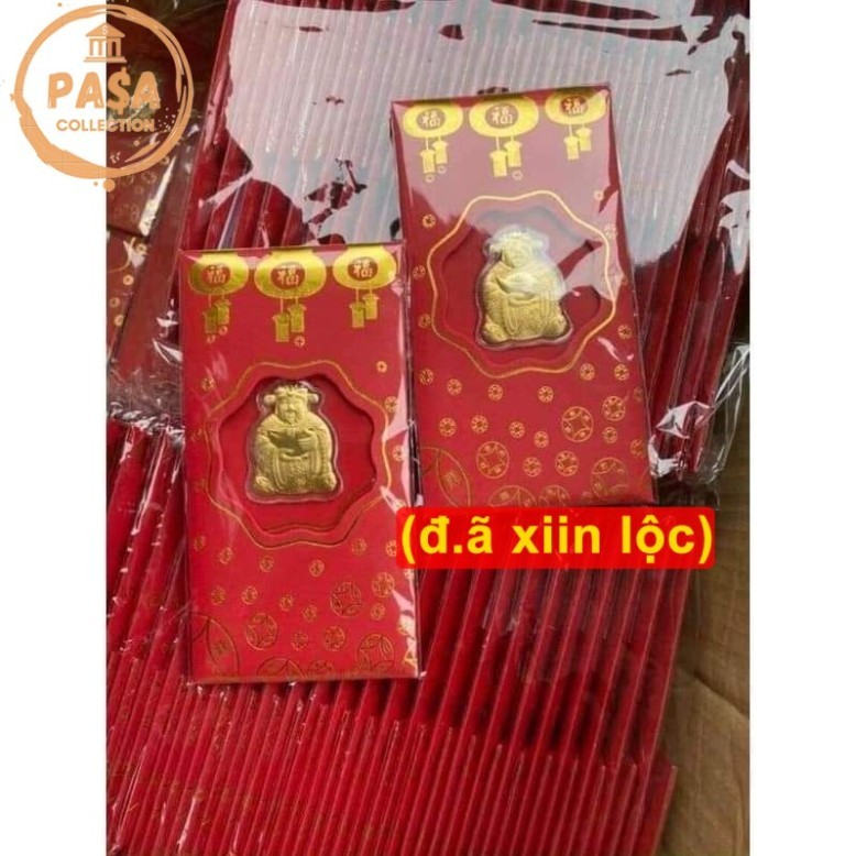 แนวโน้ม ทอง-ชุบสีแดง God of Wealth เงินนําโชคในวัน God of Wealth ของขวัญที่มีความหมายมากสําหรับ Tet 