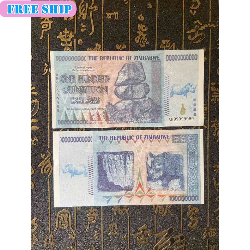 ซื้อ Zimbabwe Money 100 Million Billion – หายาก & พร้อมมูลค่าสะสม