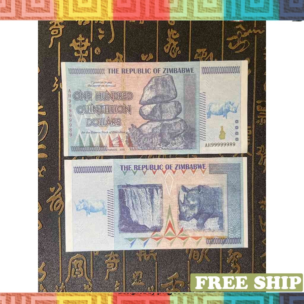 [BS] ซื้อ Zimbabwe Money 100 Million Billion – หายาก & พร้อมมูลค่าสะสม