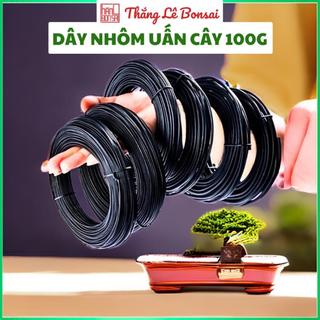 Dây Nhôm Đài Loan Đen Cao Cấp – Dây Uốn Cành Bonsai 100gr | Nhà Vườn Thắng Lê Bonsai