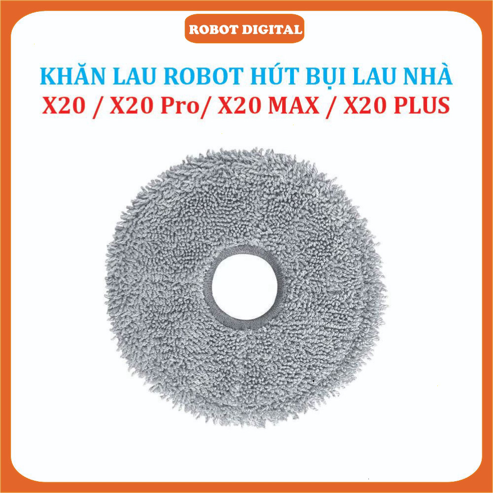 ผ้าทําความสะอาด ม็อบสําหรับ Mi Dreame X20/ X20 Pro/ X20 Max/ X20 Plus/ X20+ "