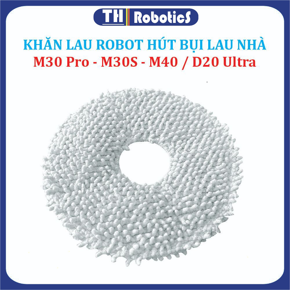 ผ้าทําความสะอาด ไม้ถูพื้น สําหรับ Mi Dreame M30 Pro, M30S, M40, D20 Ultra เครื่องดูดฝุ่นหุ่นยนต์ -