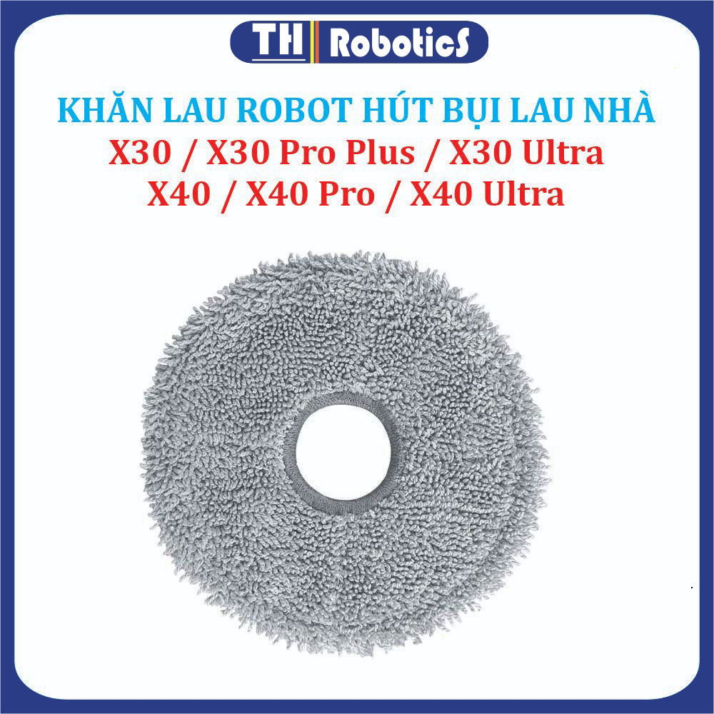 ผ้าทําความสะอาด ม็อบสําหรับเครื่องดูดฝุ่นหุ่นยนต์ Mi Dreame X30/ X30 Ultra, X40/ X40 Ultra -