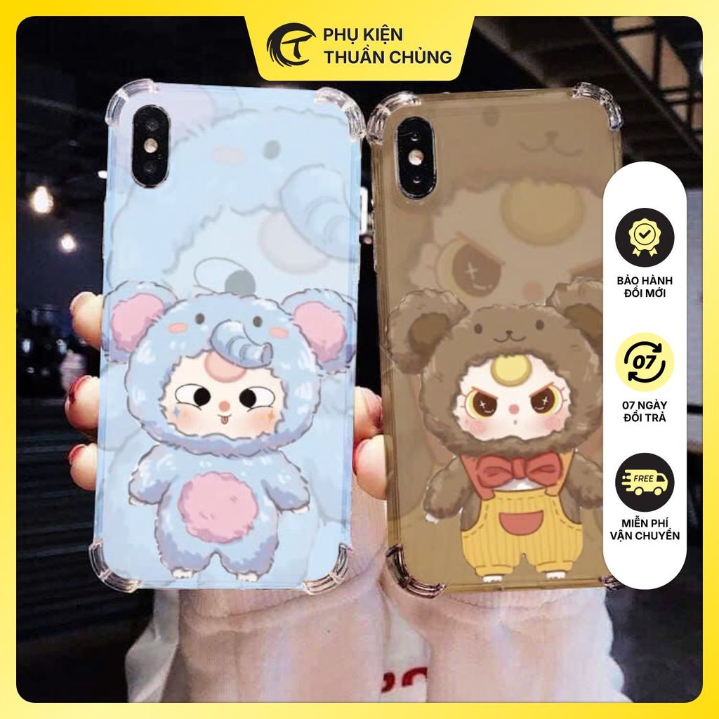เคส Baby Three bb3 สําหรับ iPhone กันกระแทกป้องกันกล้อง 6/6s/7/8/Plus/X/XS/11/12/13/14/15/16/Pro/Max