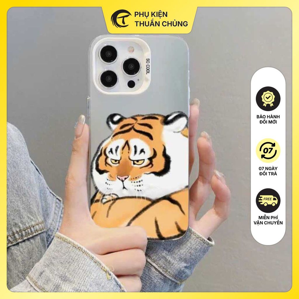 So Cool Tiger SCW 98 กรณีพรีเมี่ยมสําหรับ iPhone 16 15 14 13 12 11 X XsMax 7plus 8plus Pro Promax Pl