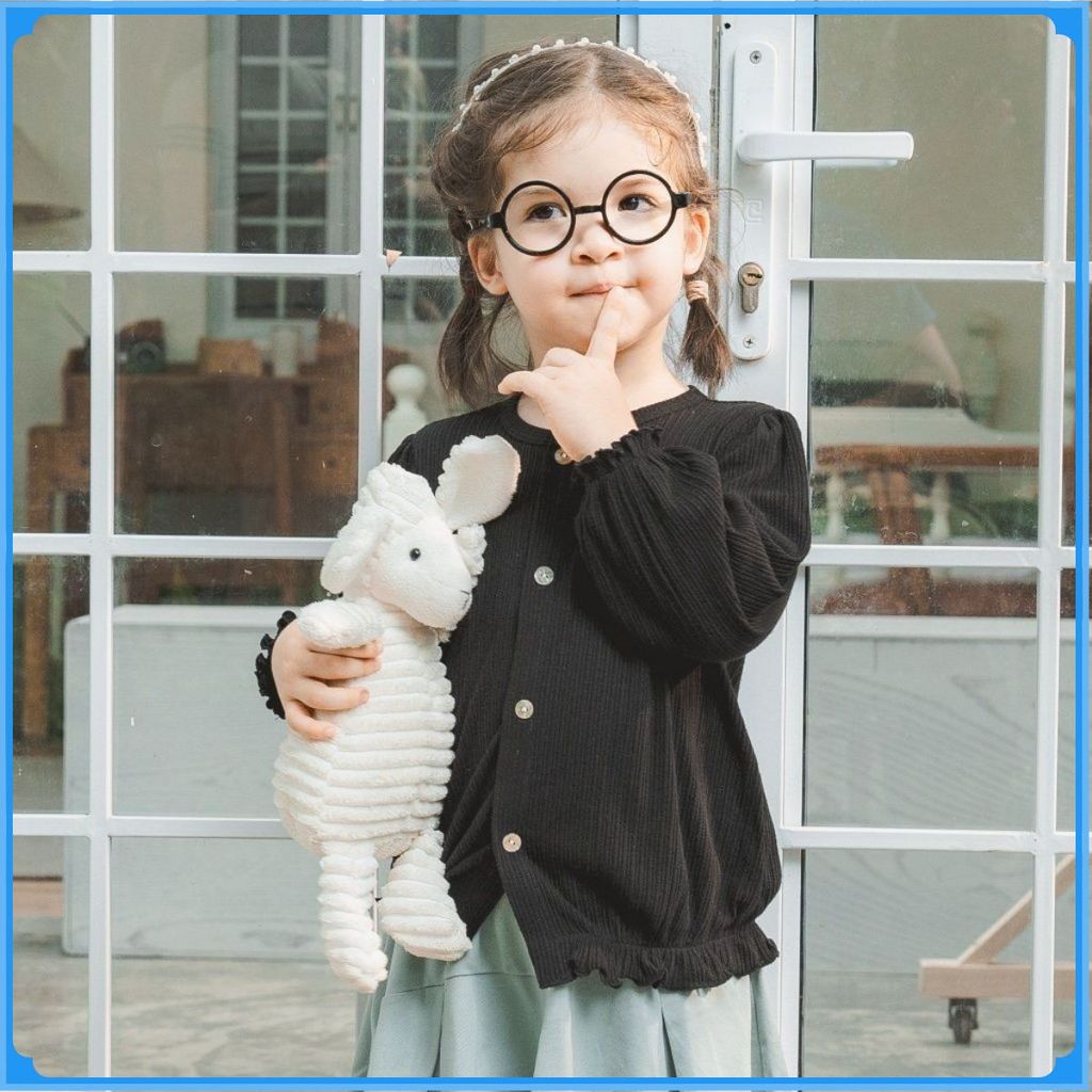 (6M-4Y) เสื้อคาร์ดิแกนแขนยาว BuBaby Lennie BWL31BG01 | เสื้อผ้าเด็ก BU ของแท้