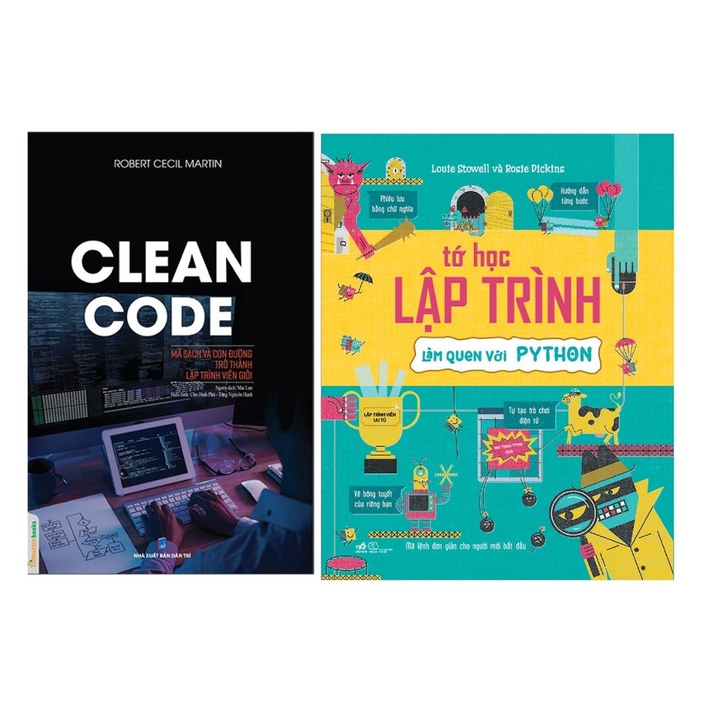 หนังสือ - Combo 2c Clean Code Clean Code and the Road to Becoming a Good Programmer + I Learn Progra