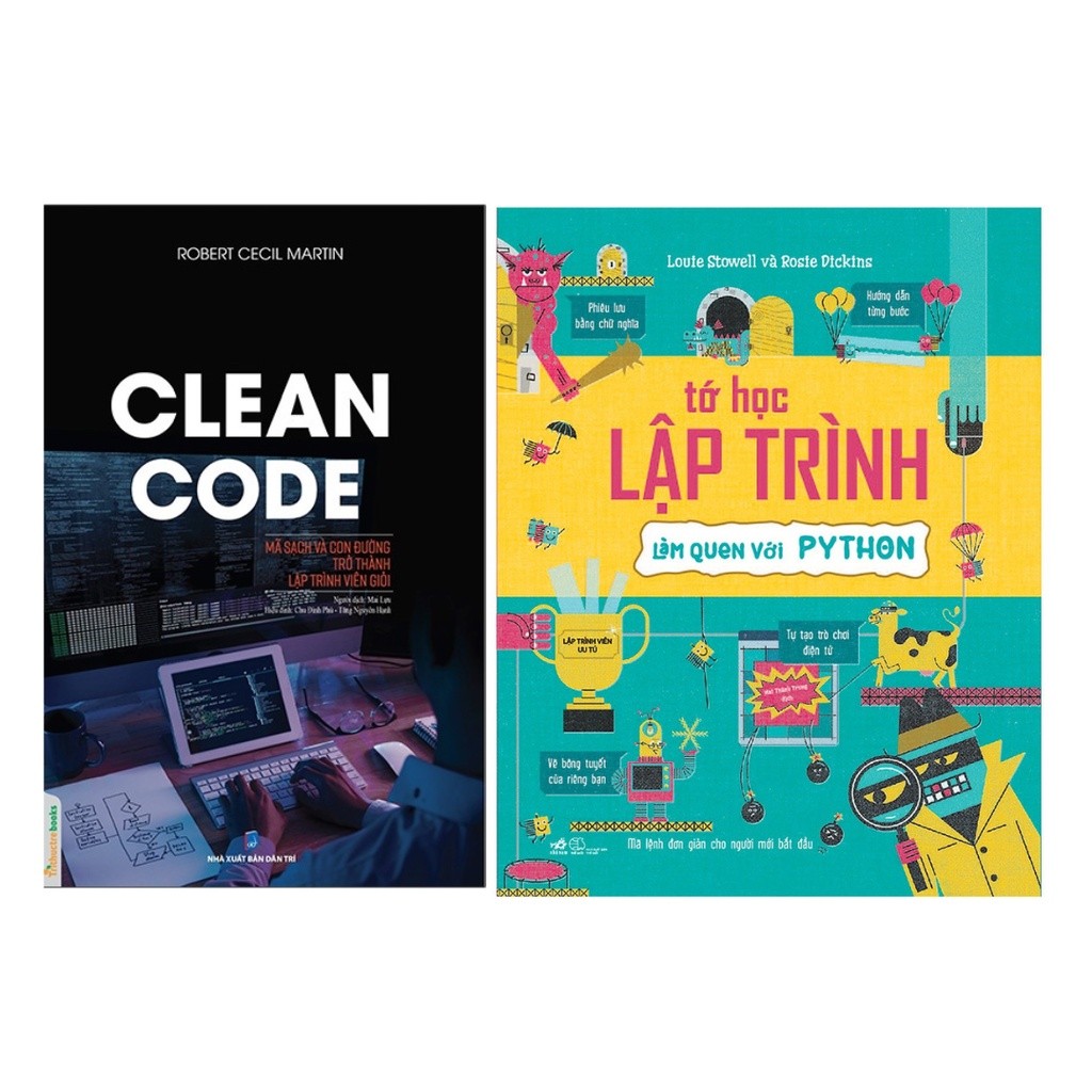 หนังสือ - Combo 2c Clean Code Clean Code and the Road to Becoming a Good Programmer + I Learn Progra
